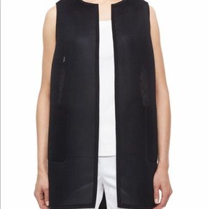 Lafayette 148 New York Tilly Long Mesh Vest